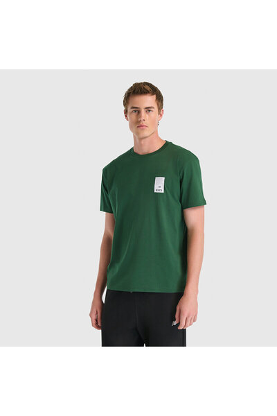 New Balance MNT3521 Yeşil Erkek Tişört