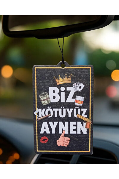 Aura Master Biz Kötüyüz Aynen Tasarımlı Dekoratif Oto, Ev, Ofis Kokusu Ve Aks...