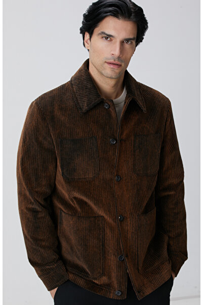 Network Kahverengi Fitilli Coat Ceket