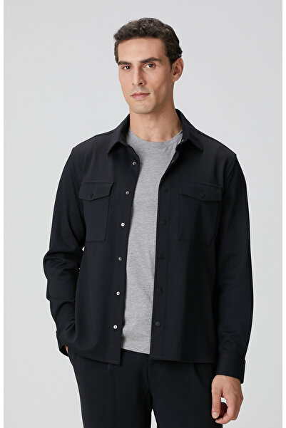 Network Siyah Dış Gömlek