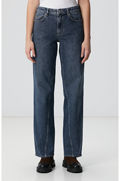 Network İndigo Straight Kalıp Denim Pantolon