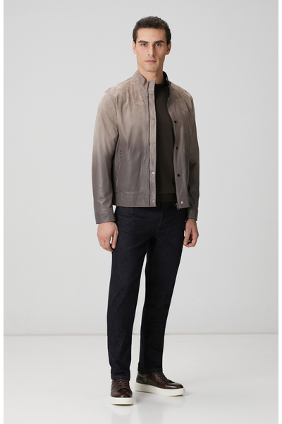 Network Vizon Çift Taraflı Deri Mont