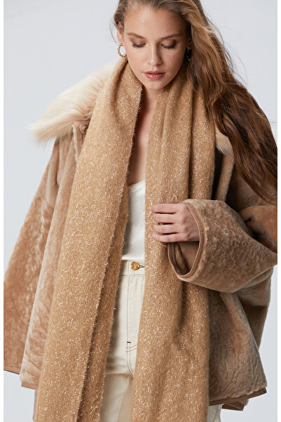 Network Bej Kadın Atkı