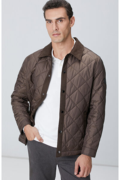 Network Kahverengi Süet Garnili Coat Ceket