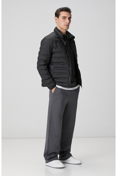 Network Siyah Puffer Mont