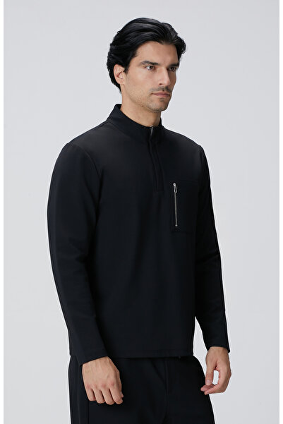 Network N-Tech Siyah Sweatshirt