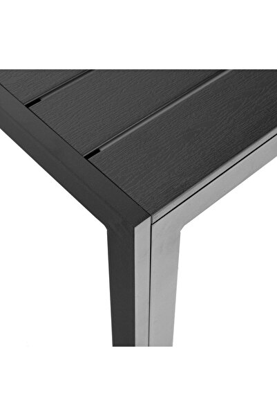 Maison Mex Large Rectangular Garden/Terrace Table, ENCORE, 205x90x74cm, Black