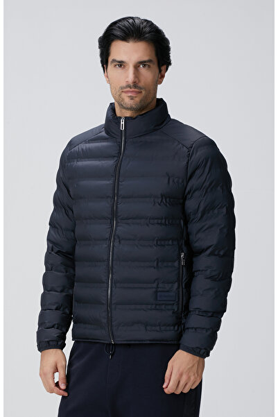 Network Lacivert Puffer Mont