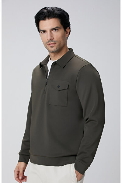 Network N-Tech Haki Sweatshirt