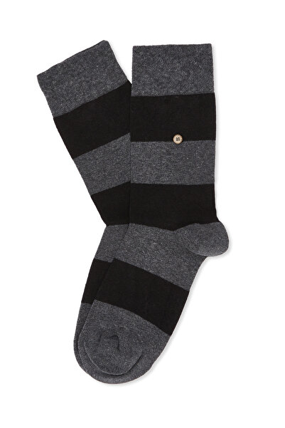 Network Siyah Antrasit Erkek Soket Çorap