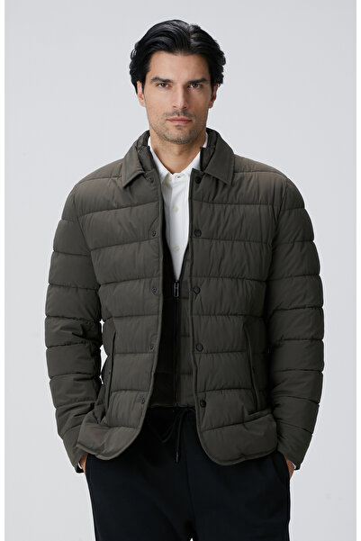 Network Haki Puffer Coat Ceket