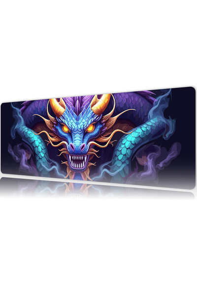 urzuva Azure Dragon Gaming Oyuncu Mouse Pad 80x30 cm 3mm Mousepad