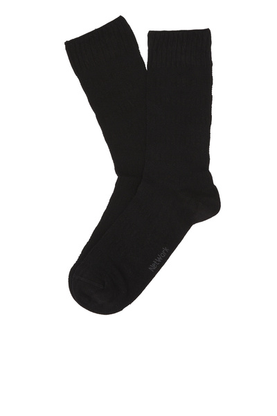 Network Siyah Dokulu Erkek Soket Çorap
