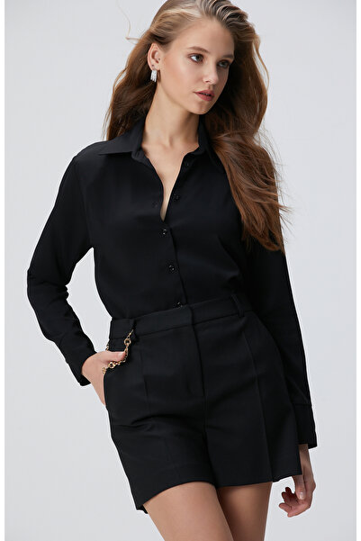 Network Siyah Vatkalı Gömlek