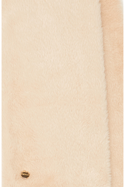 Network Bej Kadın Peluş Atkı