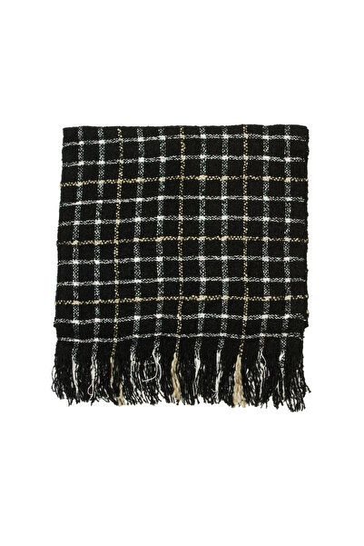 Network Siyah Kadın Atkı