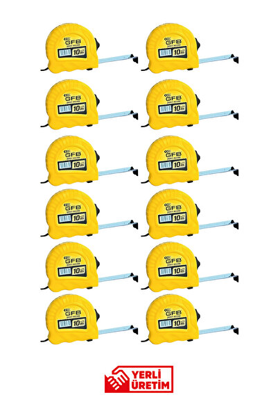 GFB 5103 Şerit Metre 10 x 25 mm - 12 Adet