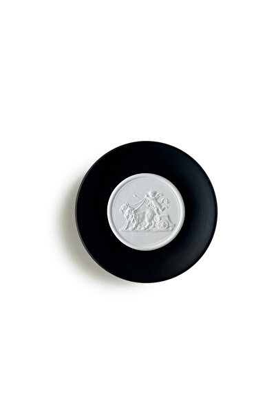 HOME DEKORİSTA Decorative Plate, Decorative Object, Gold Color Plate, White D...