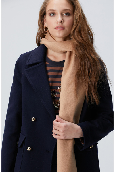 Network Camel Kadın Kaşmir Atkı