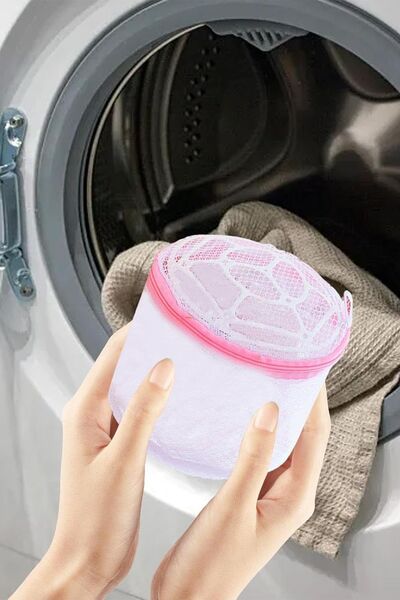 Factorial Bra Washing Net Zippered Laundry Bag Washing Machine Organizer Dirty Bag