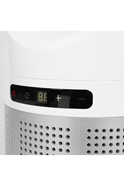 Rotixfy Portable Air Conditioner, Bladeless Fan for Cooling, 80cm Height, White and Silver