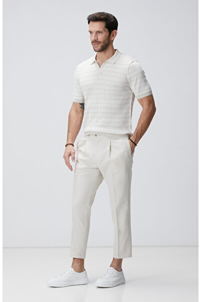 Network Taş Keten Karışımlı Pantolon