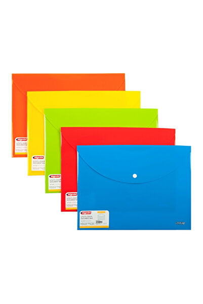 Bigpoint Snap File Lolly A4 Blue X 12 Pieces