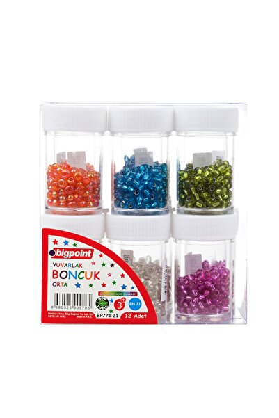 Bigpoint Mărgele rotunde (dimensiune medie) x 12 bucăți