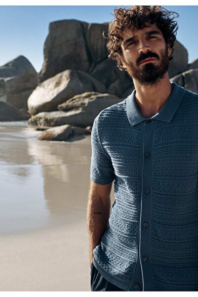 Marks & Spencer Kısa Kollu Örme Polo Yaka T-Shirt