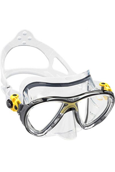 Cressi Big Eyes Evolution Dalış Maskesi Clear-yellow-black