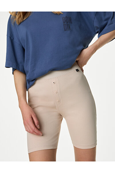 Marks & Spencer Regular Fit Fitilli Biker Şort