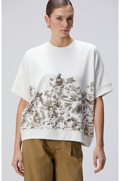 Network Kırık Beyaz Sweatshirt