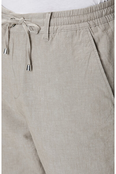 Network Vizon Keten Karışımlı Şort