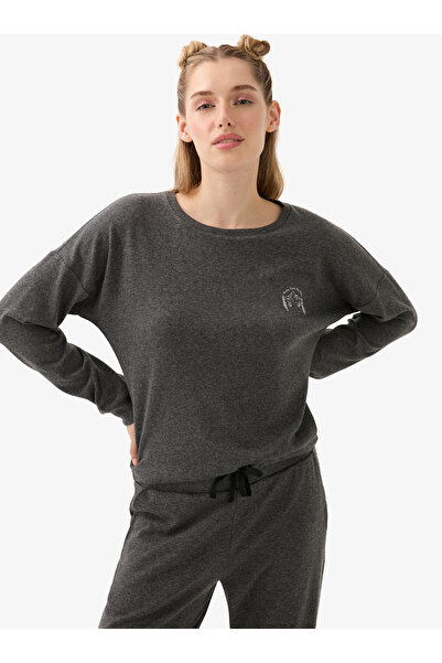 Blackspade Kadın Termal Pijama Takımı 51939 - Antrasit