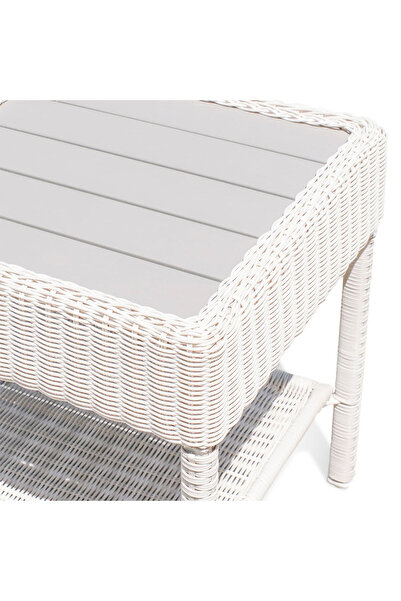 Maison Mex PARK MEADOWS garden/terrace coffee table L.86.4 l.51 H.51 white/gray