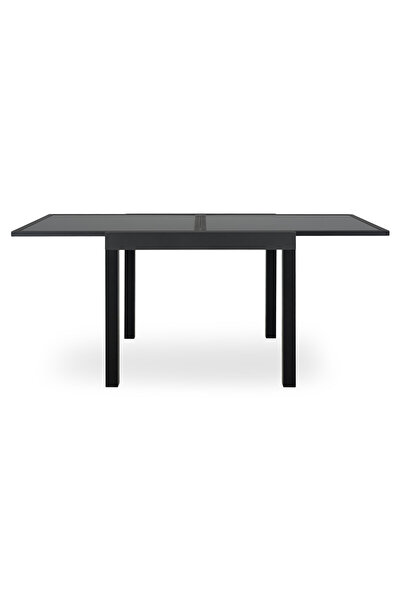 Maison Mex Small extendable garden/terrace table LUCCA L.90/180 l.90 H.75 gray