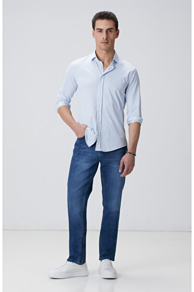 Network Lacivert Denim Pantolon