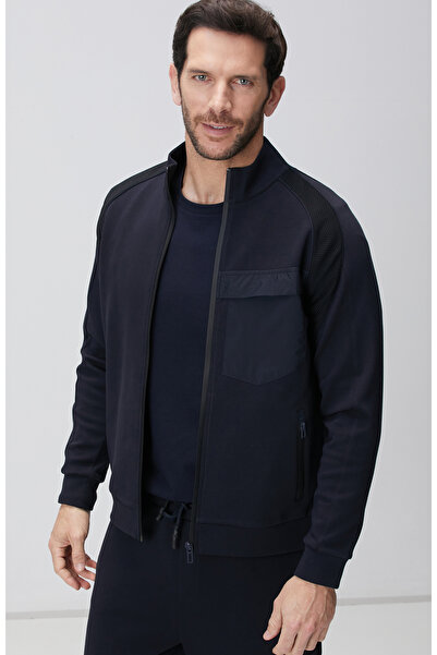 Network Lacivert Sweatshirt