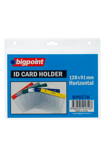 Bigpoint Pungă pentru carduri orizontală transparentă 128x91mm x 10 bucăți