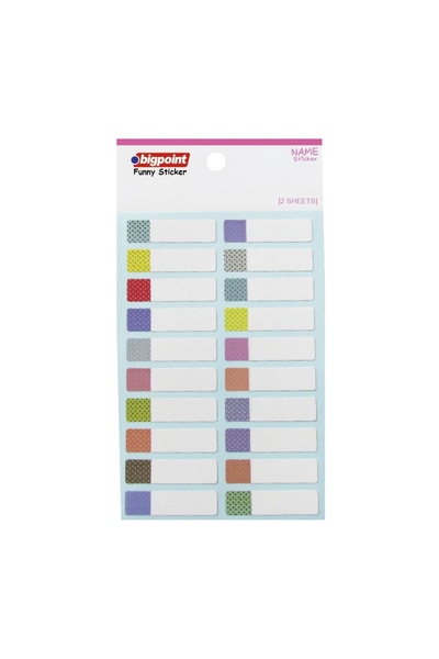 Bigpoint Стикери „Училище за сафари животни“ 2 листа x 15 броя