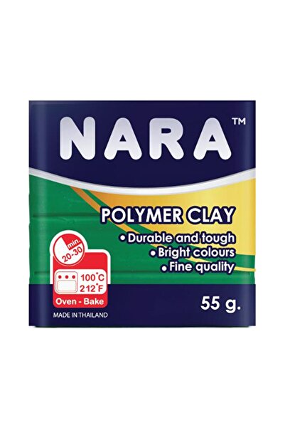 NARA Polymer Clay 55 Gram Forest Green-forrest Green Polymer Clay Pm21 (proto Manufacturer)