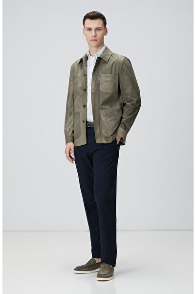 Network Haki Batik Desenli Ceket