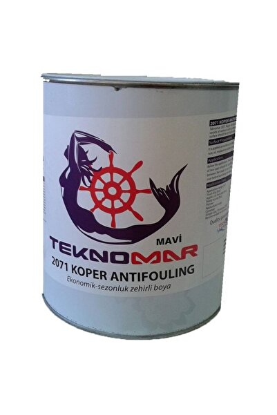 Genel Markalar Teknomar 2071 Bakır Esaslı Zehirli Boya 3.6kg Kırmızı