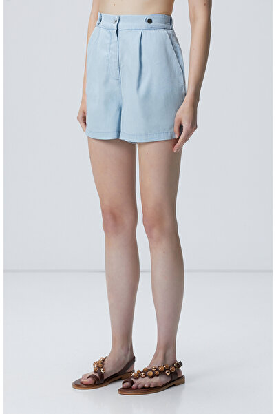 Network Açık Mavi Mini Denim Şort