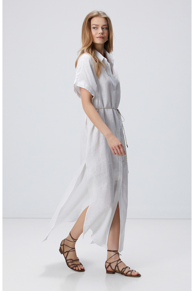 Network Beyaz Plaj Elbise