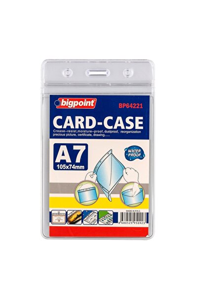 Bigpoint حقيبة بطاقات بقفل عمودي مقاس A7 (74×105 ملم) × 10 قطع