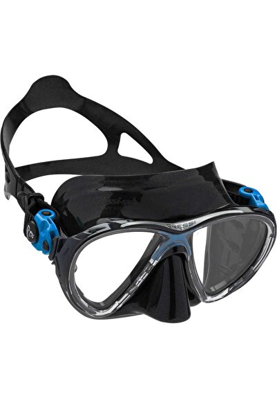 Cressi Big Eyes Evolution Yetişkin Dalış Maskesi Siyah-Mavi