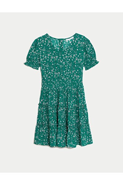 Marks & Spencer Kısa Kollu Mini Elbise (6-16 Yaş)