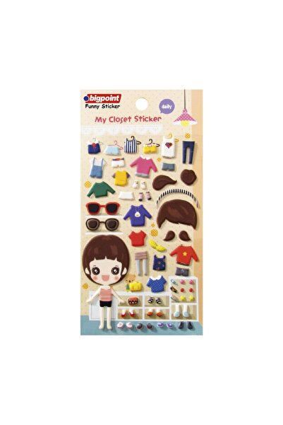 Bigpoint Sticker Kıyafet Giydir Daily x 15 bucăți