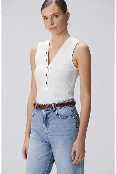 Network Kırıkbeyaz T-shirt